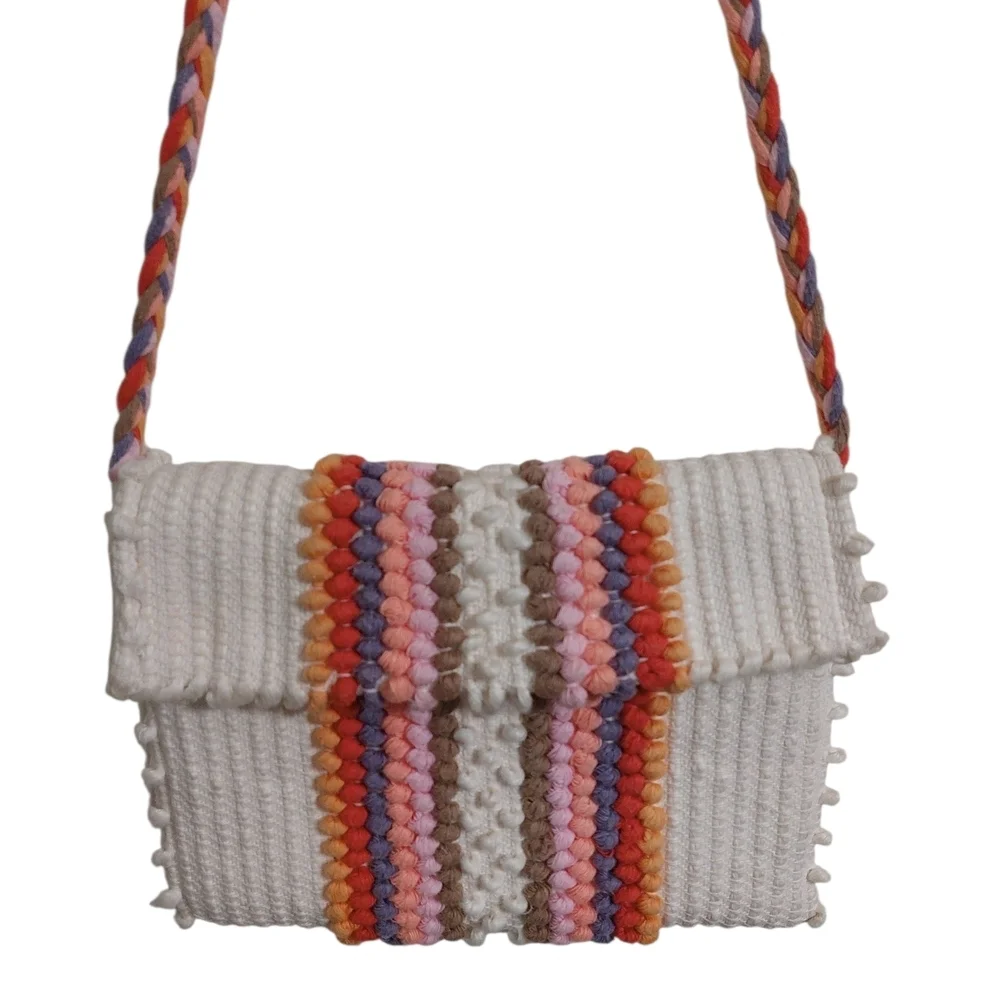 Striped Multicolor Crossbody Bag - Picture 2 of 5